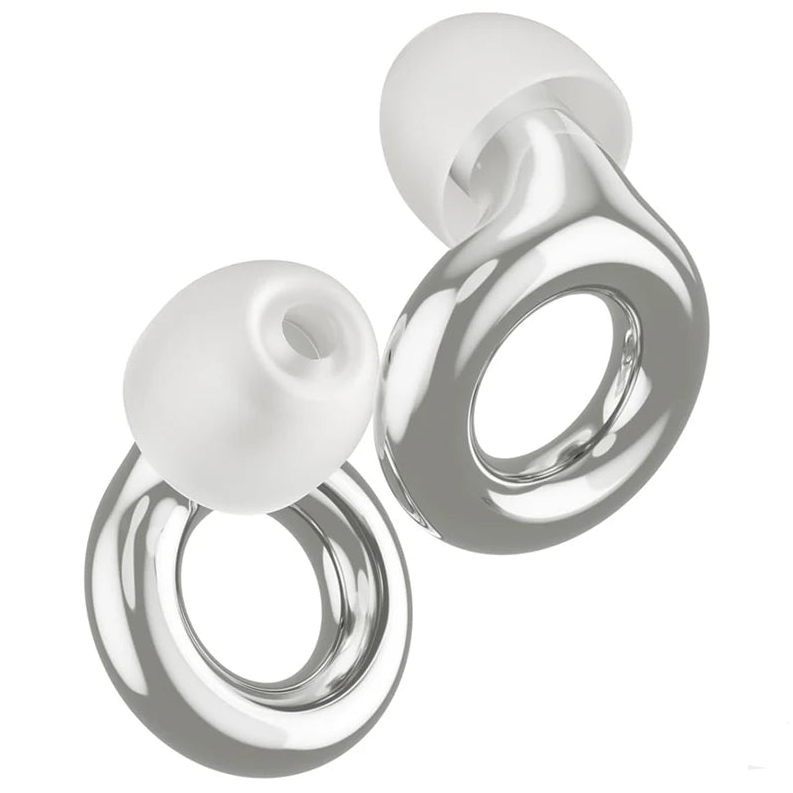 EarSoundPlug - GoodVibes - Un look argenté qui passe partout! Parfait pour les concerts & festivals.